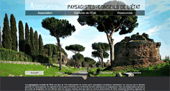 Desktop Screenshot of paysagistes-conseils.org