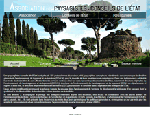 Tablet Screenshot of paysagistes-conseils.org